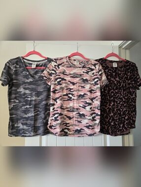 Pink By Victorias Secret Short Sleeve Tee Set